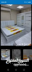  8 غرفة نوم مراتيب سرير حديد سرير خشبي سيتارا رول صندوق خشبي