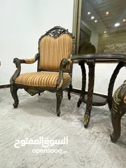  6 طقم كنب صناعه حلبية 7 مقاعد ثلاثيه