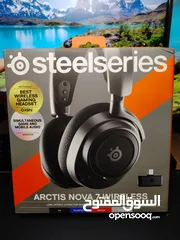  1 مجموعة سماعات ستيل سيريس نوفا 7 وايرلس SteelSeries Arctis Nova 7 Wireless و سوني H9