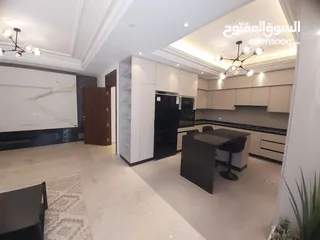  5 شقة ارضية مفروشة للايجار ثلاث غرف نوم جديدة في الدوار السابع