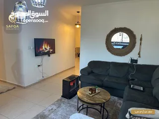  4 شقة شبه أرضية مع ساحة خارجية واطلالة للبيع في الارسال