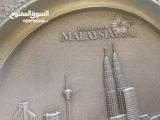  1 طبق تذكاري فاخر من ماليزيا