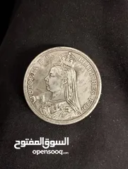  1 عملة بريطانيا الملكة فكتوريا 1892