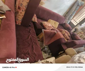  1 كورنر 7 مقاعد مع طاولة وسط