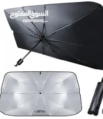  2 مظلة زجاج السيارة الامامي الاصلية سهلة الاستعمال والفتح والتسكير مناسب لكل انواع السيارات