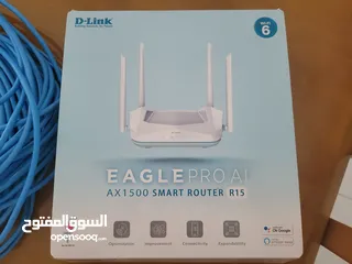  1 All in Smart wifi router with 45m cable wire .