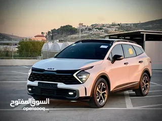  2 كايا سبورتاج /2022 فل الفل فتحة سقف  2x4 ///240Hp بنزين + كهرباء  ( Haybrid) 1600cc