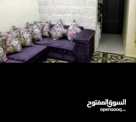  7 أستديوهات مفروشه بالكامل ديلوكس غرفه وصاله وغرفه ومطبخ وحمام طابق ارضي قرب محكمة شمال عمان