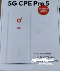  1 راوتر pro 5 مفتوح على كل الشبكات 5G بحاله الوكاله