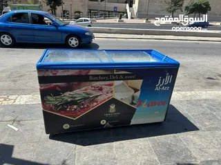  3 فريزر بطح وارد اوروبي حجم 450 لتر توفير طاقة A+ تبريد ممتاز  كمبرسير embarco للبيع بسعر حرق