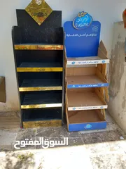  7 طاولات قزاز 3 سكريت لمحل وستندات للبيع