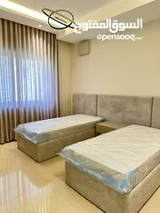  7 شقة مفروشة للإيجار في عبدون عقد سنوي فقط furnished three bedroom apartment for rent in Abdoun