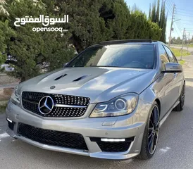  4 مرسيدس C200 موديل 2008 محولة 2014 C63  للبدل او البيع بسعر 15000