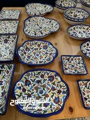  3 طقم صحون نخب عالي (نقشة مميزة)