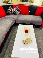  2 طقم كورنر مع طاولة وسط