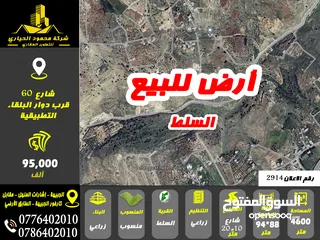  1 رقم الاعلان (2914) ارض زراعية للبيع قرب شارع الستين