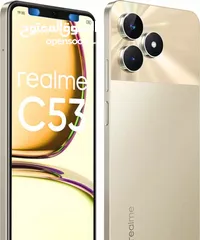  3 هاتف ريلمي C53 مساحة 256 جيبي ( 8 جيبي رام ) للبيع جديد بسعر العرض