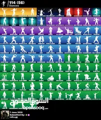  5 حساب فورت نايت اساسي فل معلومات ترافس سكوت مع اكس كريتوس