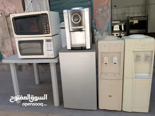  12 كولرات مياه عدة انواع وأحجام مختلفة وأسعار مناسبة تبريد ممتاز وتسخين سريع وعالفحص موجودات بالبقعة