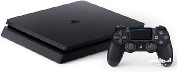  1 بلايستيشن 4 سلم للبيع ps4 slim