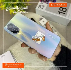  8 جهاز جديد oppo A18 رام 8 جيجا 128 مكفول سنة متوفر توصيل