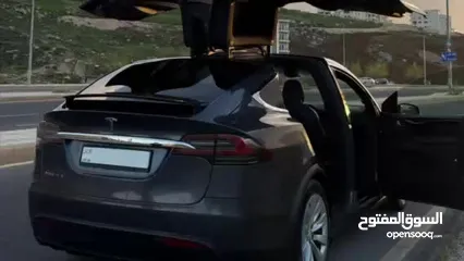  23 TESLA MODEL X 75D 2018  (تيسلا اكس كرت داخل الوكالة)