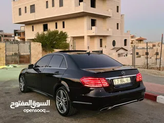  8 Mercedes Benz E200 / W212  فل إضافات مع بانوراما / صالون جلد بني عداد حقيقي 102,000 K.M / فحص نخب