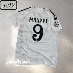 1 تيشيرت النادي الملكي مبابي صناعة مصرية خامة جيده جداً المقاسات    M  L  XL  XXL