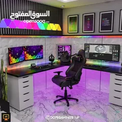 1 مكتب طاولة جيمينج زاوية اطلبها الان من لامينيت للأثاث المكتبي على متوفر بعدة ألوان وقياسات وموديلات