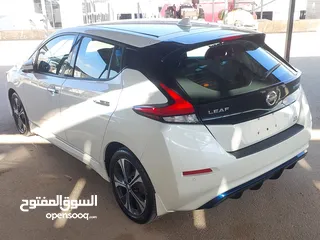  17 نيسان ليف 2021 SL PLUS بطارية 62 KW اعلى صنف