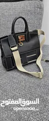  20 شنطة جلد طبيعي ( salvatore ferragamo calfskin thestudiocagebagsella) صناعة ايطالية