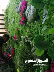  16 عشب جداري & عشب صناعي & نجيل صناعي & grass wall & wall grass & green wall