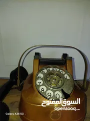  8 تلفون قرص انتيك نحاسي