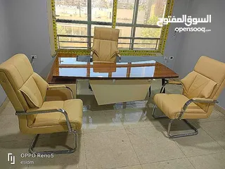  26 مكتب مدير اداري مودرن خشب او زجاج اثاث مكتبي -modern office furniture desk