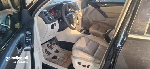  27 جيب تيجوان موديل 2010-اتومتيك-ماتور 2000تربوا -بنزين فل فل اضافات مع فتحة سقف بنوراما-فحص شركة ونخب