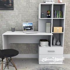  8 مكتب للدراسة مع خزانة وادراج بسعر مميز اطلبها الان من لامينيت للأثاث المكتبي