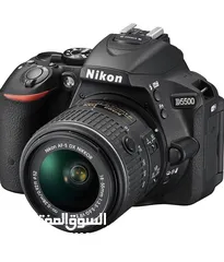  2 كاميرا نيكون nikon d5500 بحاله ممتازة