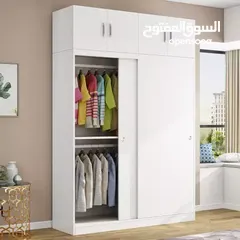 5 خزائن ملابس خشب لامنيت 18م الون حسب الطلب جميع المقاسات كفاله 5سنوات