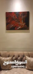  2 لوحة فنية كانفس مرسومه باليد