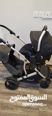  1 Hauck Double Pushchair and carseat