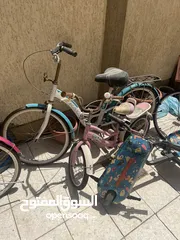  3 للبيع مجموعة دراجات هوائيه وكهربائيه العنوان صباح الأحمد ‏الي يبي يحط سعره ويشيل