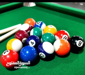  5 بلياردو بقواعد معدنية حجم 4قدم بطول 120سم وعرض 60سم