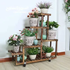  9 اكسسوارات منزل وحديقه  خشب ثقيل وليس تجاري الوان ديكوريه معتقه يتحمل اوزان ثقيله كل قطعة الها سعر