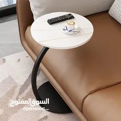  13 السكملي هي الي رح تغنيكي عن السكملي التقليدية في بيتك طاولة جانبية مستديرة على شكل حرف C