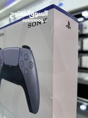  5 PlayStation 5 Wireless Controller ايد تحكم بلايستيشن 5 الاصلية جديدة مسكرة بالكرتونة  لون سلفر مميز