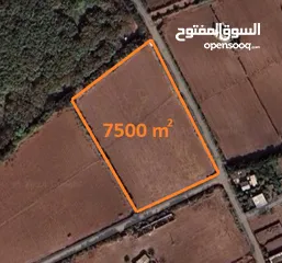  8 بقعة ارضية للبيع بمساحة 7500 متر مربع