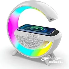  2 Led wireless charging speaker ‎مكبر الصوت شحن لاسلكية LED