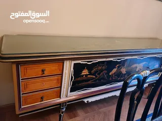  3 غرفة سفرة أنتيك برسومات يدوي