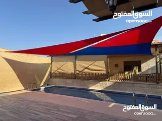  5 مزرعة وشاليه جنة النعيم بطريق المطار للايجار اليومي باسعار حرق و نظافة عاليه و مساحات كبيرة مع خدمات