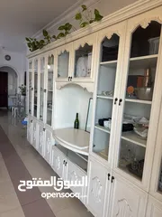  7 Elegant Wooden Display & Storage Cabinet - For Sale BHD 100 only